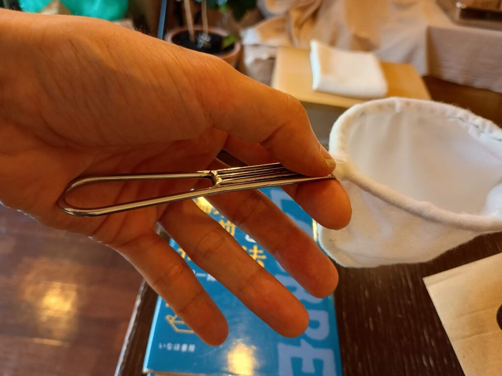 ネルホルダーのこだわりを聞きながら